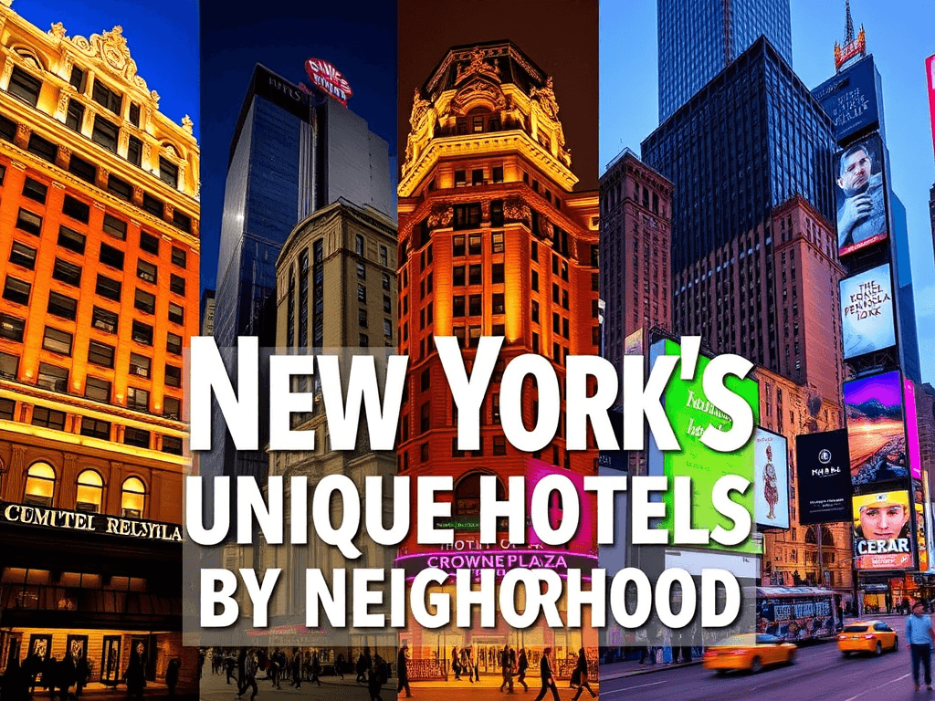 Explore New York’s Unique Hotels by Neighborhood